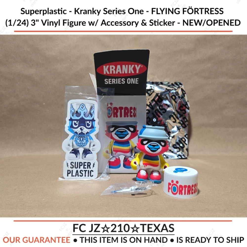 Superplastic - Kranky Series One - FLYING FÖRTRESS (1/24) 3" Vinyl Figure w/...